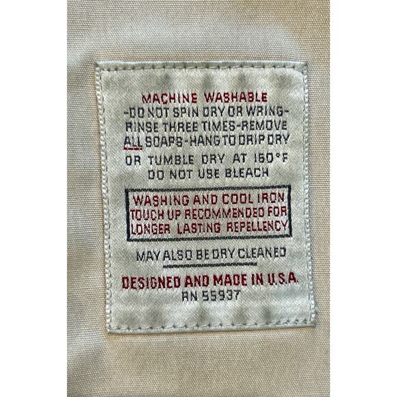 Whaling Mfg Co. Women's‎ M Navy Blue Trench Coat, Belted Vintage - Picture 11 of 14